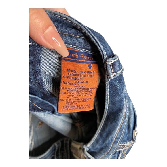 Rock Revival women’s 30” Meri Easy Boot jeans contrast stitching‎ western bottom - Picture 7 of 14